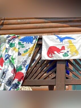 Dinosaurs 🦕 Bedding Sheet Set w/Pillowcase Vintage  VNPLVC